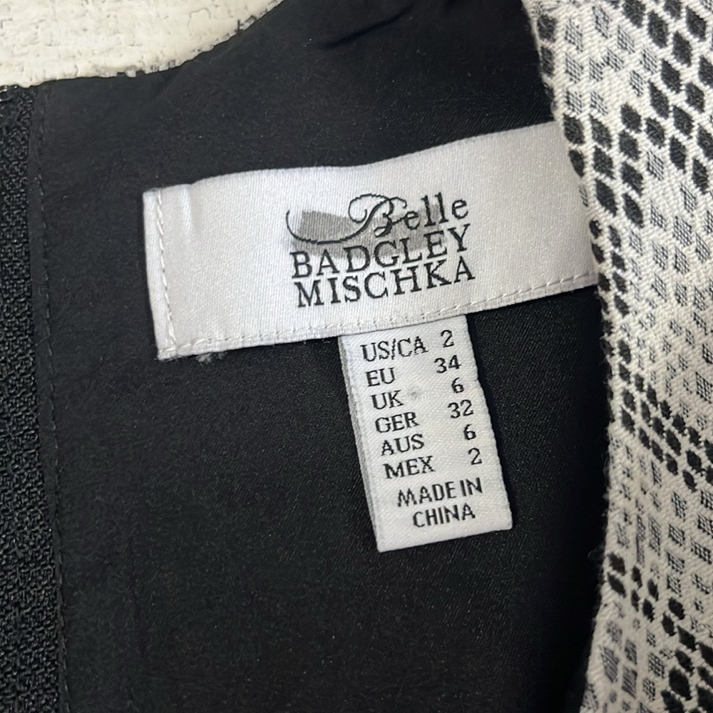 Belle Badgley Mischka Dress Size 2 - Picture 8 of 13